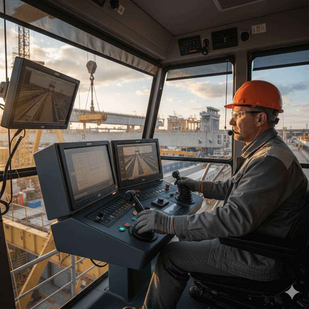 Keska Vinç'in uzman vinç operatör ekibi