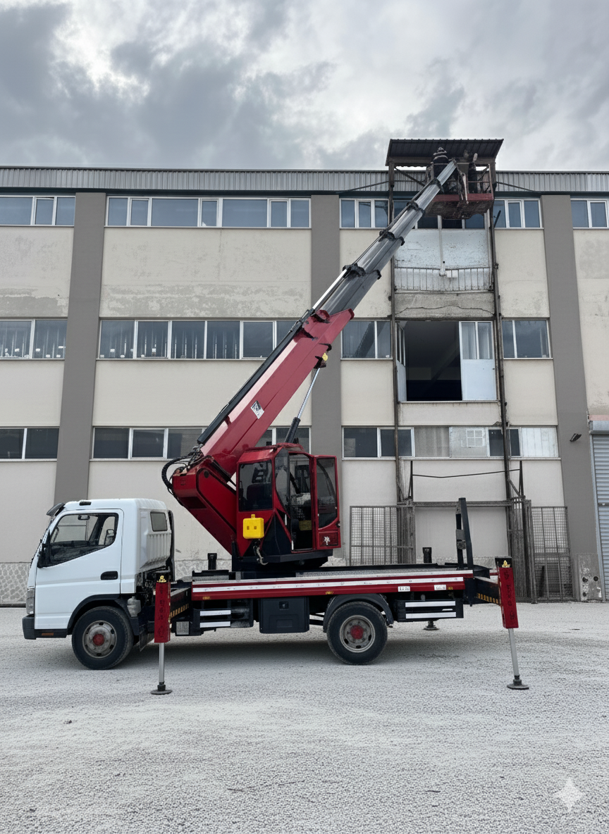 Bursa Dış Cephe Onarım ve Tamirat İçin Sepetli Vinç Kiralama – Keska Vinç